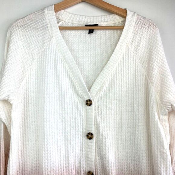 Torrid Women’s Blush Dip-Dye Brushed Waffle Knit Tunic Blouse Pullover Size 0 - Picture 4 of 10